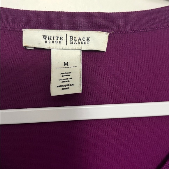 White House Black Market women’s purple cardigan - Picture 2 of 5